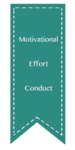 Motivational, Effort, Conduct
