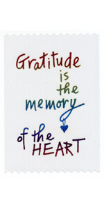 Gratitude is the memory of the Heart